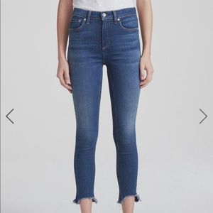 Rag & Bone High Rise Skinny Ankle Jeans